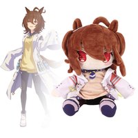 Kawaii Uma Musume Plush Toys Pretty Derby Anime Character Agnes Tachyon Plushie Soft Stuffed Doll Collectible Birthday Xmas Gift