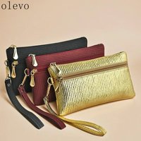 Women Handbag Hand Rope Long Zipper Wallet Simple Fashion Versatile Mobile Phone Storage Square Wallet Large Capacity Coin Purse