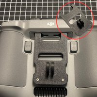 1PCS DJI RC 2 Remote Controller Bracket Plate 3D Printed Black Mount Holder Adapter Board for DJI Mini 4 Air 3 Drone Accessories