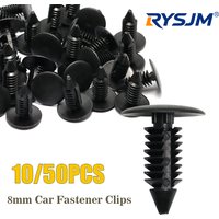 10Pcs Car Clips Fastener Tapping Screws 8mm Auto Car Fastener Clips Plastic For Car Fender Bumper Shield Retainer Car Accessorie