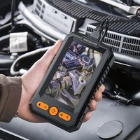Industrial Endoscope Automotive Inspection Borescope Plumbing Camera 4.3'' IPS Screen Waterproof HD1080P 8MM Probe with 8LEDs