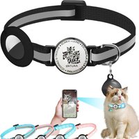 Pet Identity Collar QR Code Collar Positioning Anti Loss Tracking Cat Dog Collar With Airtag Protective Cover Pet Supplies