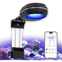 PopBloom WiFi Nano Aquarium LED Light 60W, Professional Aquarium Light Full Spectrum for Reef Coral SPS/LPS Saltwater Tank