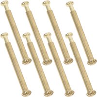 6Pcs Hand Fan Repairing Kit Shaft Rivets and Nuts for Folding Fan Reliable Stability Setup Nut and Rivets