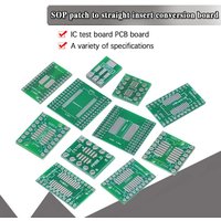 1.27MM SOP8 SOP10 SOP14 SOP16 20 24 28 56 turn DIP/SMD to DIP IC adapter Socket TSSOP SOIC SSOP Board Converter Plate 0.65mm