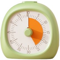 Portable Plastic Visual Timer 60 Minute Silent Countdown Timer Focus Aid Digital Clock Kitchen Timer