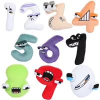 20cm Alphabet Lore Plush Digital Series Numbers Plush Pillow for Birthday Education Gifts