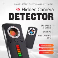 Hidden Camera Detector Anti Spy Gadget Anti-Spy RF Detector Car GPS Camera Finder for Privacy Protection Wireless Signal Mini