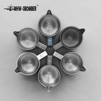 MHW-3BOMBER 350ml 450ml Dzbanek do spieniania mleka Turbo, profesjonalny dzbanek do spieniania mleka, akcesoria kuchenne dla domowego baristy