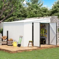 AliExpress NONE Fashion High Quality Leisure Large Outdoor Metal Wall Side Bike Shed & Outdoor Storage, Shed Lean To Garden Storage