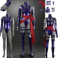 Rivals Psylocke Cosplay Costume Fantastic Women Jumpsuit for Female Disguise Fantasy Halloween Carnival Party Outfits