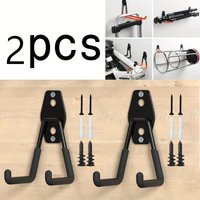 Heavy Duty Garage Storage Utility Hooks for Ladders & Tools, Wall Mount Garage Hanger & Organizer - Tool Holder U Hook