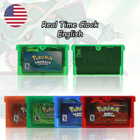 GBA 1M Flash RTC Pokemon Ruby/Sapphire/Emerald/FireRed/LeafGreen Video Game Cartridge High Quality USA Version For GBA SP