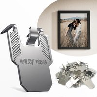 Claw Drywall Picture Hanger Wall Hooks for Hanging Picture Mirror Photo Poster Kit for Room Office Decor Easy Tool Free Nail