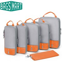 BAGSMART Compression Packing Cubes for Travel - 6/4/2 Set Lightweight Durable Luggage Organizer Bags Travel Essentials