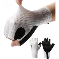 AliExpress NONE Summer Breathable Half Finger Cycling Gloves Ultralight Road Bike Gloves Anti-Slip Silicone Pad Cooling Sport Gear