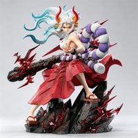 Anime One Piece Yamato Figure Wano Country Battle Form Statue PVC Action Figure Model Desktop Ornament Collection Toys Fans Gift