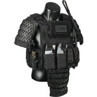 China Style Bac Black Grey Industrial Chinese Style Tactics Shoulder Armor Bag Armor Without Vest Arm Guard