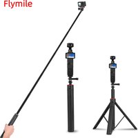 Flymile Pocket 4 Statyw Selfie Stick Rozkładany Długi Uchwyt do DJI Pocket 3/Action 6/Insta360 X5 X4/Gopro 13 Akcesoria