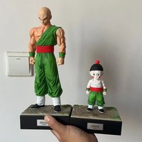 Dragon Ball Anime Tenshinhan Figure 18/27cm Chouzoushu Tien Shinhan Figure Pvc Action Figure Gk Statue Collection Model Toy Gift