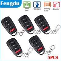 5PCS universal gate command remote control 433 rf remote garage control 433 mhz clone Garage key