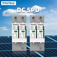 DC SPD Surge Protective Device 600V 1000V 2P 20KA 40KA 60KA Voltage Protector Solar PV Photovoltaic Lightning Arrester
