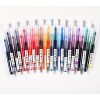 24-Pack Quick-Drying Ink Rollerball Pens, 0.5mm Fine Point Gel Pens for Office & School Supplies, Smooth Writing Multicolor Pens