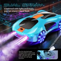 New energy RC Cars Toys for Boys 2.4GHz Remote Control Car with Lights Music & SprayEffects Gesture Sensing Gifts for Boys Girls
