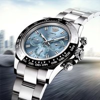 Switzerland Luxury Brand LOBINNI High-end Automatic Mechanical Men's Watches Sapphire Multi-function Waterproof Clocks L19026