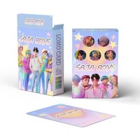 30Pcs SAJA BOYS HD Photocards High Quality Laser Demon Hunters LOMO Cards Bright Boxed Postcard Lover Collection