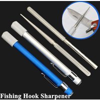 400 Mesh Diamond Sharpener Fishing Hook File Multifunctional Diamond Pen Knife Sharpener Outdoor Tools Portable Sharpener