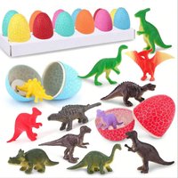 Surprise Dinosaur Eggs Toy Set - Assorted Mini Dino Figures for Kids, Educational Party Favors & Easter Gifts
