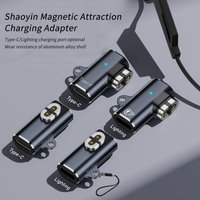 USB C/For IOS To Magnetic Adapter Charger Adapter 90 Degree Bend Bone Conduction Headphones Charger Adapter for Shokz Headphone