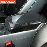 Carbon fiber For Audi A4 B8 S4 A5 S5 RS4 2017-2020 Car Center Console Tidying Armrest Box Panel Trim Covers Stickers