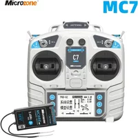 MicroZone C7 MINI MC7 2.4G Controller Transmitter With MC8RE Receiver Radio System for RC Airplane Drone multirotor Helicopter