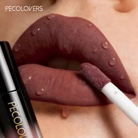 1Pc Plumping Lip Gloss, Hydrating Lip Balm, Transfer Proof For Party Occasion, Nude And Rose, Lip Makeup Product