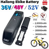 Batterie Hailong 48V 36V 52V 12Ah 17Ah 20Ah 30Ah pour moteur Bafang BBS02 BBS03 BBSHD + batterie Hailong BMS 36V Hailong + BMS