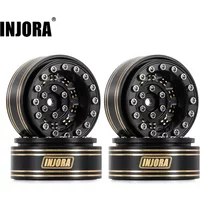 INJORA Brass 1.3" Beadlock Wheel Rims for 1/24 1/18 RC Crawler Car (W1305)