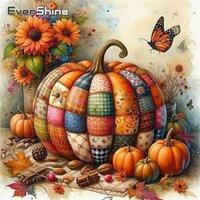 Evershine Diamant-Gemälde, Gänseblümchen, bunt, Acryl, Bastelbedarf, Diamant-Mosaik, DIY-Stickerei, Kindergeschenk