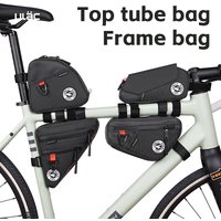 ULAC Bicycle Triangle Bag Bike Frame Front Tube Bag Waterproof Cycling Bag Tool Pack Convenient Bicycle Storage Bag Accessories