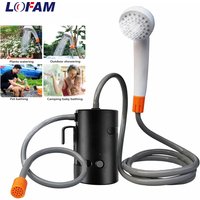 Portable Hiking Camping Shower Rechargeable Outdoor Electric Shower Pump For Watering Flowers Beach Travel Car Pet Washing