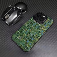 Green checkered pattern phone case suitable Phone Case For iPhone 17 Pro Max 16E 15 Pro 14 13 12 11 Mini AIR XS XR XS 8Plusanti