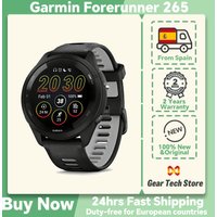 Inteligentny zegarek sportowy Garmin Forerunner 265 w podstawowym stylu, ekran Amoled o przekątnej 1,3 cala, monitor aktywności
