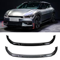 For 2022-2024 Kia EV6 GT Line Front Bumper ABS Spoiler Diffuser Front Lip Three Section Design
