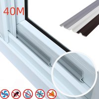 10/40M Window Weather Seal Strip Acoustic Foam Wall Insulation for Sliding Door Windows Windproof Soundproof Cotton Seal
