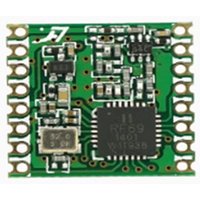 5pcs 100%new RFM69HCW RFM69 433MHZ 915MHZ 868MHZ Rf COB high-power wireless transceiver module 16*16mm
