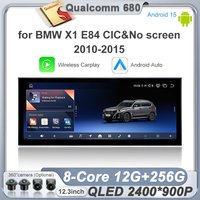 2400*900P Touch Screen Wireless Carplay Android Auto Car Multimedia Player For BMW X1 E84 2009-2015 CIC Without original screen