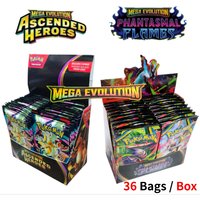 NEW Pokemon TCG Booster Rare Trading Cards for Collection Gift Mega Evolution Ascended Heroes Phantasmal Flames Collection Cards