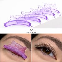 5 Pairs Self Sticky Lash Lift Rod, Cute Bear Lash Lift Pads for Eyelash Curling, DIY Use at Home or Salon Lash Perming Tool