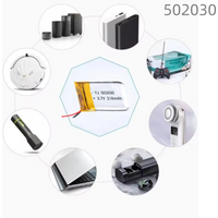 1-10PCS 3.7V Polymer Lithium LiPo Rechargeable Battery 502030 For Bluetooth headset, beauty instrument, selfie stick, spray, etc
